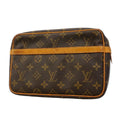 Louis Vuitton Clutch Monogram Compiegne 23 Brown