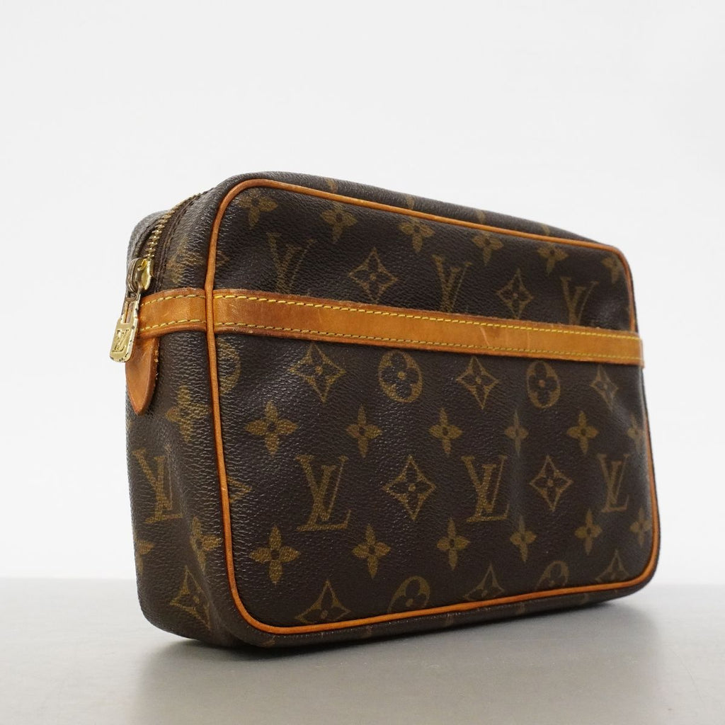 Louis Vuitton Clutch Monogram Compiegne 23 Brown — view 2