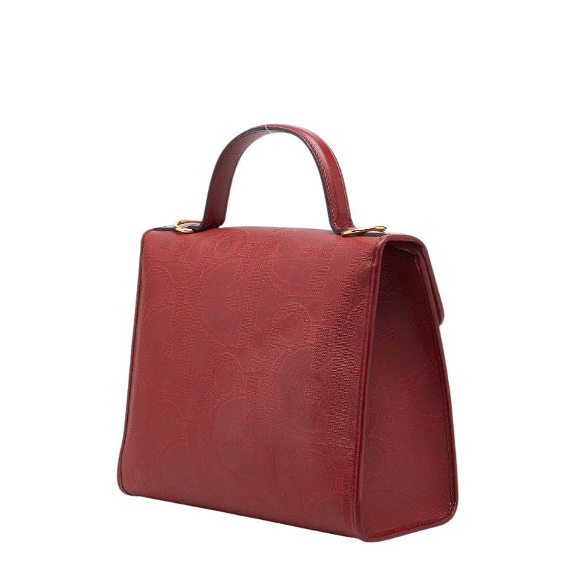 Dior Trotter 2-Way Shoulder Bag Red Leather — view 2
