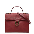 Dior Trotter 2-Way Shoulder Bag Red Leather