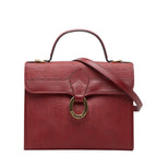 Dior Trotter 2-Way Shoulder Bag Red Leather