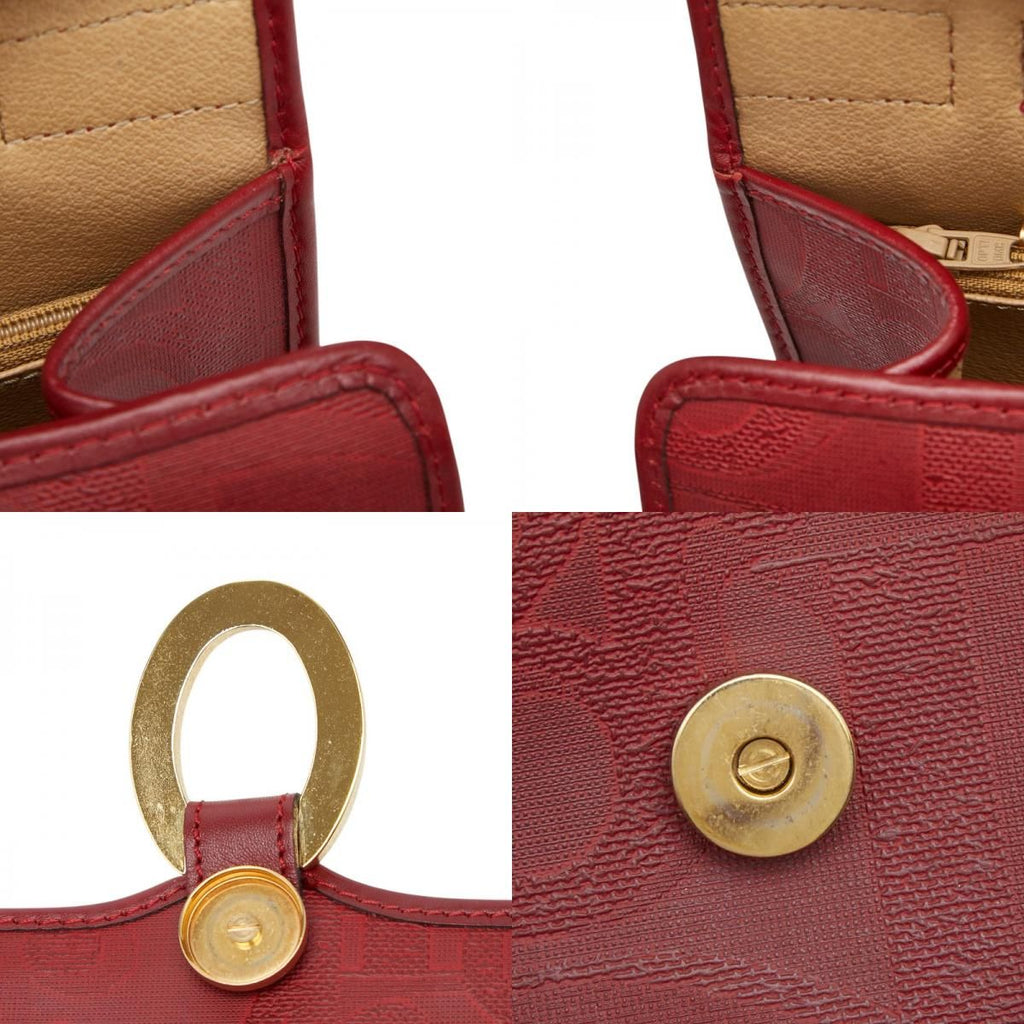 Dior Trotter 2-Way Shoulder Bag Red Leather — view 9