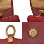 Dior Trotter 2-Way Shoulder Bag Red Leather — view 9