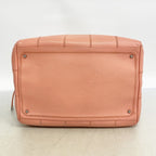 Chanel Handbag Chocolate Bar Caviar Leather Pink Silver — view 3