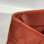 Gucci Tote GG Canvas Red Silver — view 8