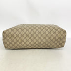 Gucci Tote GG Supreme Brown Silver — view 3