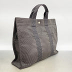 Hermes Tote Her Line MM Canvas Gray Silver — view 2