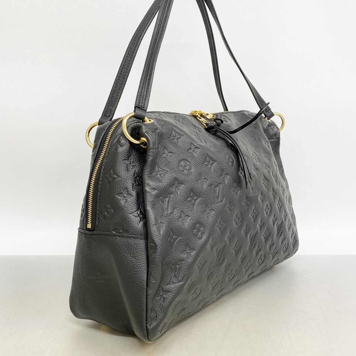 Louis Vuitton Tote Monogram Empreinte Pontu PM Noir — view 2