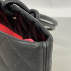 Chanel Tote Cambon Lambskin Black Silver — view 7