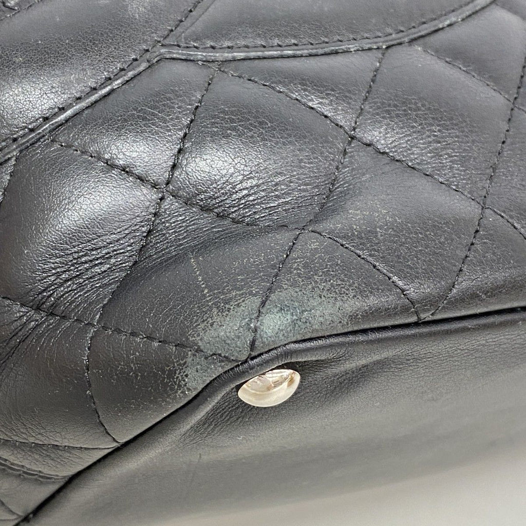 Chanel Tote Cambon Lambskin Black Silver — view 6