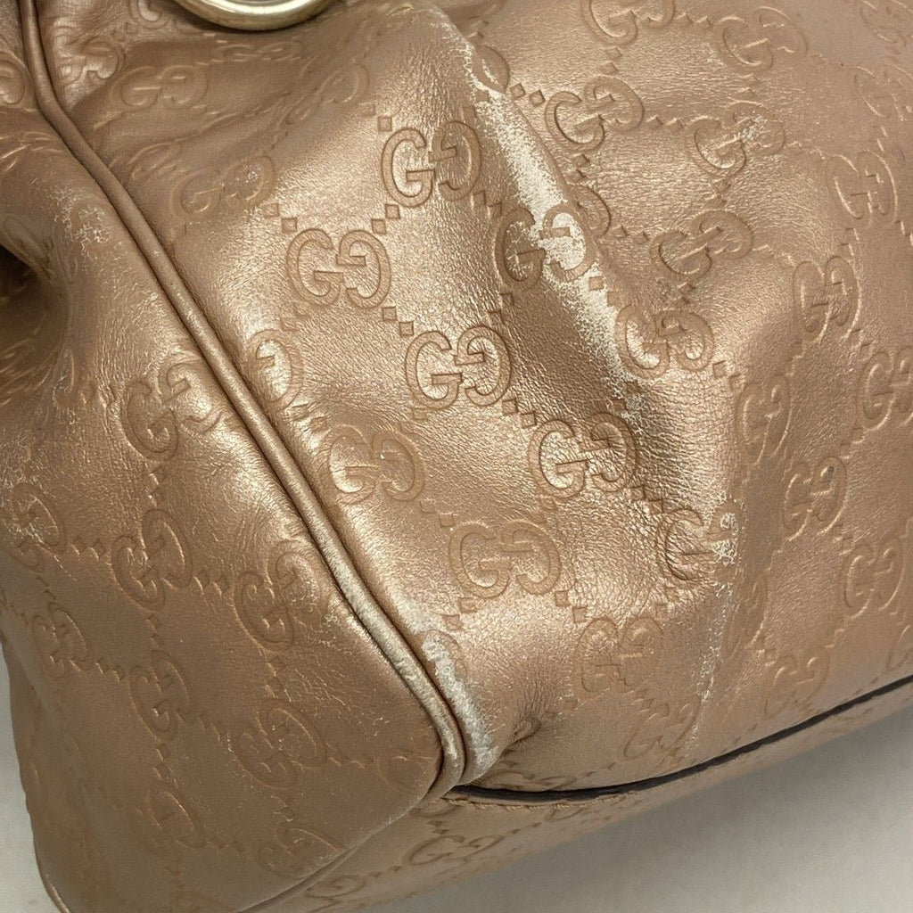 Gucci Tote Guccissima Ski Leather Pink Gold — view 6