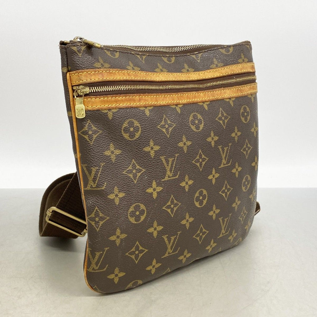 Louis Vuitton Shoulder Bag Monogram Pochette Bosford Brown — view 2