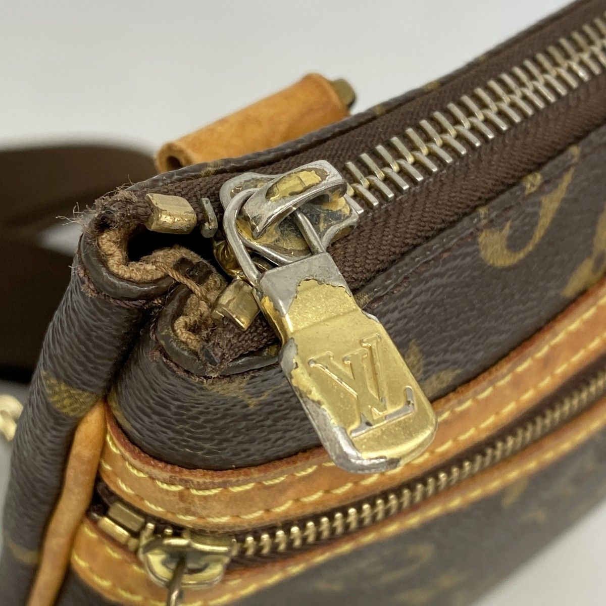 Louis Vuitton Shoulder Bag Monogram Pochette Bosford Brown — view 7