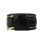 Chanel Handbag Quilted Shiny Lambskin Black Champagne Gold 2-Way — view 3