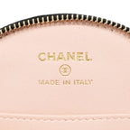 Chanel Handbag Quilted Shiny Lambskin Black Champagne Gold 2-Way — view 5