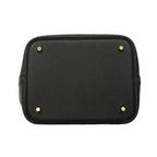 Hermes Handbag Picotin Lock MM Taurillon Clemence Black Gold — view 3