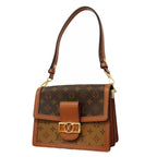 Louis Vuitton Shoulder Bag Monogram Reverse Dauphine MM Brown