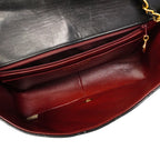 Chanel Shoulder Bag Diana Lambskin Black Gold — view 4