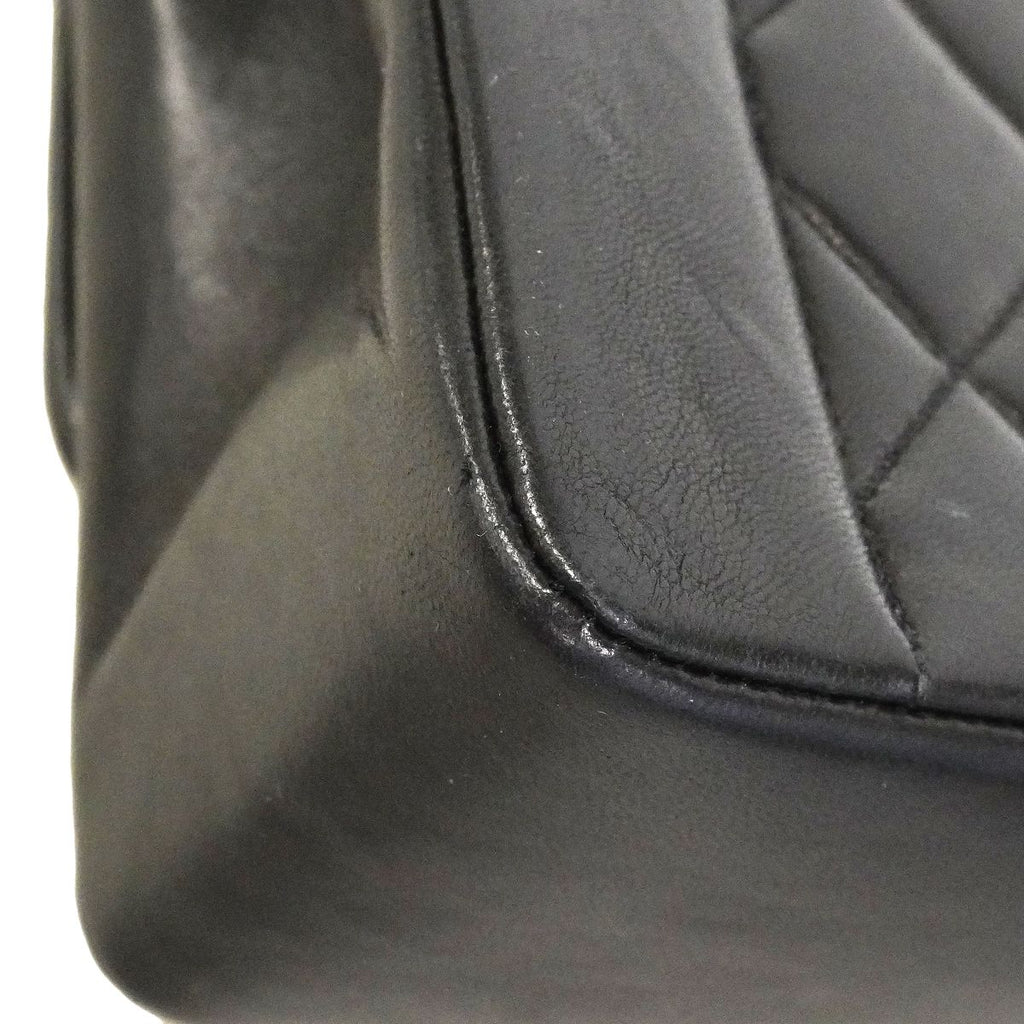 Chanel Shoulder Bag Diana Lambskin Black Gold — view 6