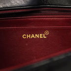 Chanel Shoulder Bag Diana Lambskin Black Gold — view 5