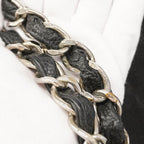 Chanel Shoulder Bag Maxi Quilted Caviar Leather Black Silver — view 7