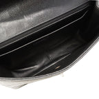 Chanel Shoulder Bag Maxi Quilted Caviar Leather Black Silver — view 4