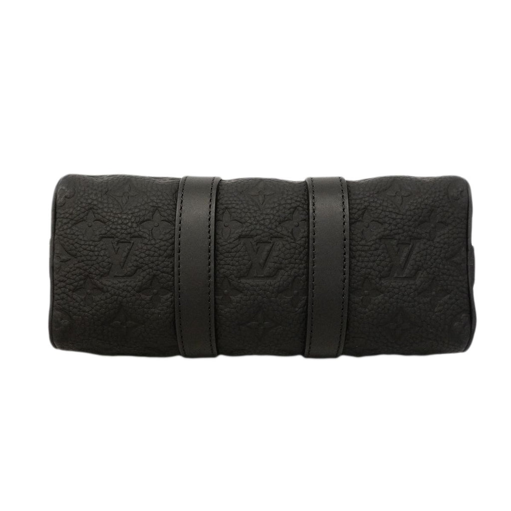 Louis Vuitton Handbag Monogram Taurillon Keepall Bandouliere 25 Black 2-Way — view 3