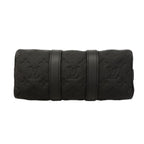 Louis Vuitton Handbag Monogram Taurillon Keepall Bandouliere 25 Black 2-Way — view 3