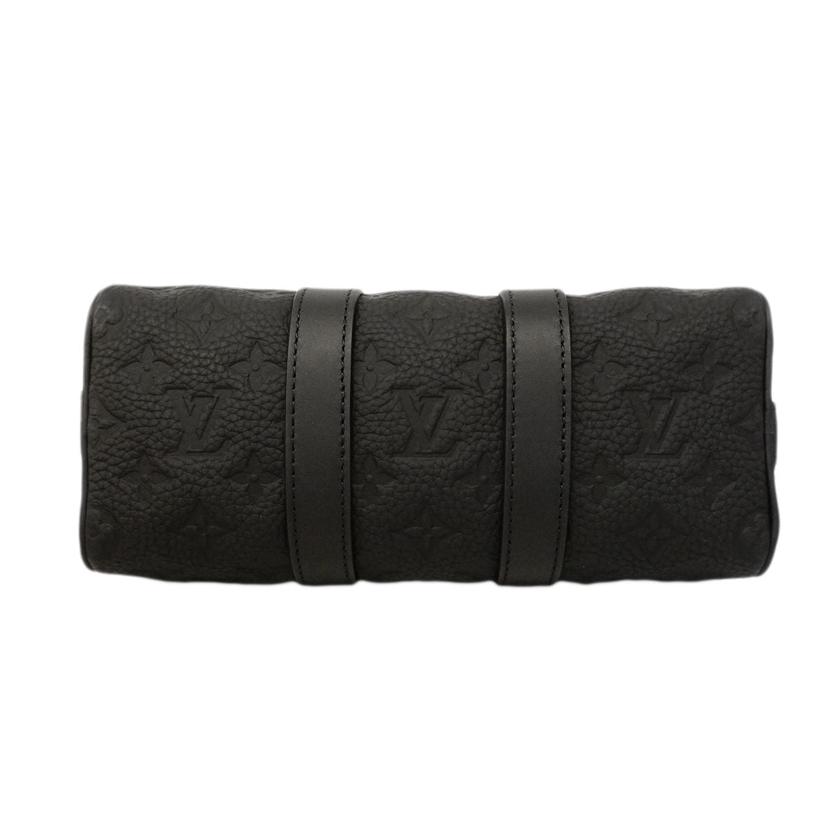 Louis Vuitton Handbag Monogram Taurillon Keepall Bandouliere 25 Black 2-Way — view 3