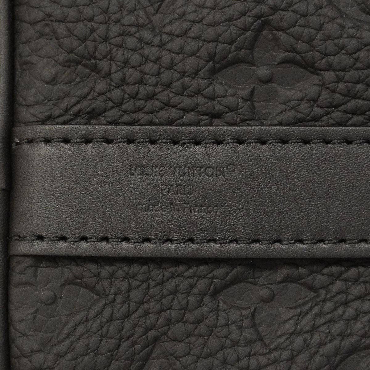 Louis Vuitton Handbag Monogram Taurillon Keepall Bandouliere 25 Black 2-Way — view 5
