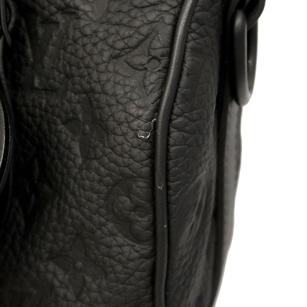 Louis Vuitton Handbag Monogram Taurillon Keepall Bandouliere 25 Black 2-Way — view 6