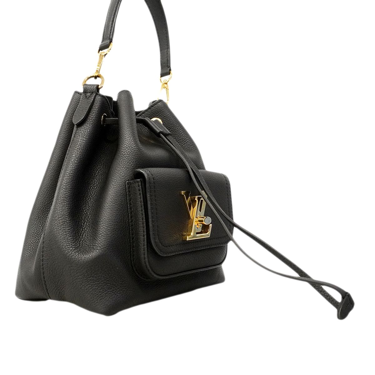 Louis Vuitton Handbag Taurillon Lockme Bucket NV Noir 2-Way — view 2