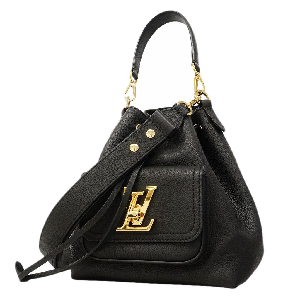 Louis Vuitton Handbag Taurillon Lockme Bucket NV Noir 2-Way