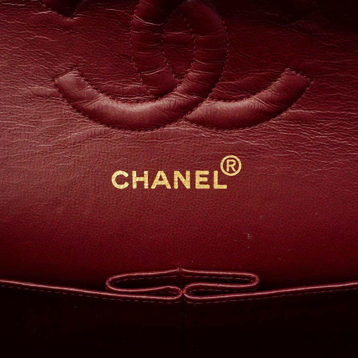 Chanel Shoulder Bag Quilted Lambskin Black Gold — view 5