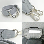 Hermes Evelyne TPM 16 Gris Perle Silver Taurillon Clemence Gray Handbag — view 8
