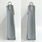 Hermes Evelyne TPM 16 Gris Perle Silver Taurillon Clemence Gray Handbag — view 4