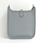 Hermes Evelyne TPM 16 Gris Perle Silver Taurillon Clemence Gray Handbag — view 2