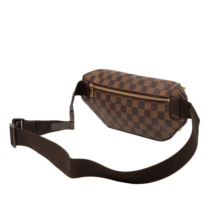 Louis Vuitton Damier Bum Bag Melville Brown Leather — view 2
