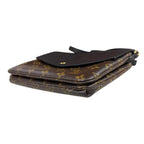 Louis Vuitton Monogram Shoulder Bag Canvas Black — view 6