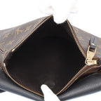 Louis Vuitton Monogram Shoulder Bag Canvas Black — view 7