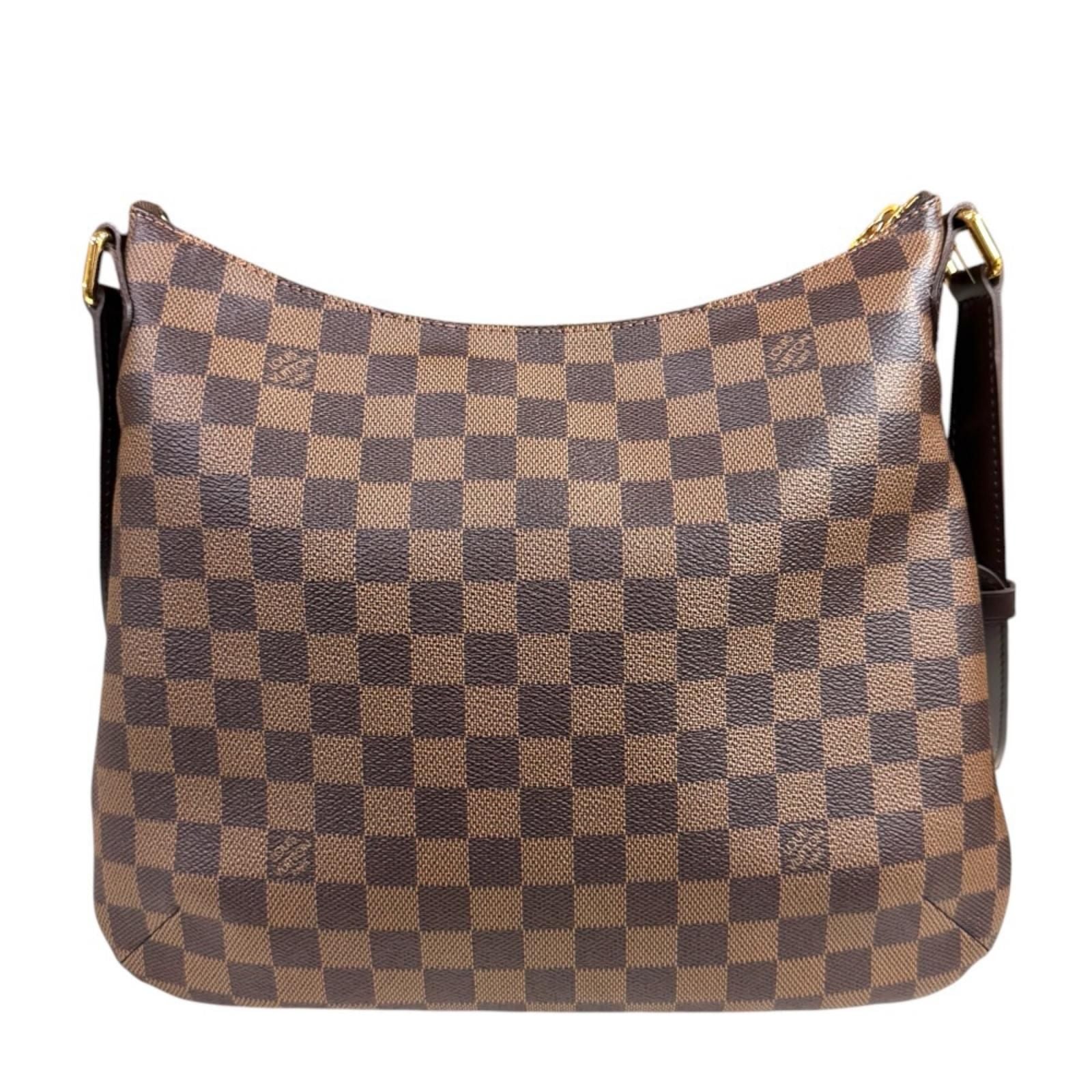 Louis Vuitton Blue Msbeli PM Damier Shoulder Bag Canvas Brown — view 3