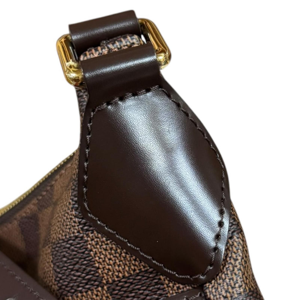 Louis Vuitton Blue Msbeli PM Damier Shoulder Bag Canvas Brown — view 8