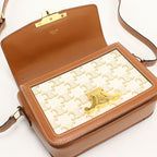 Celine Tee Triomphe Canvas Crossbody Shoulder — view 5