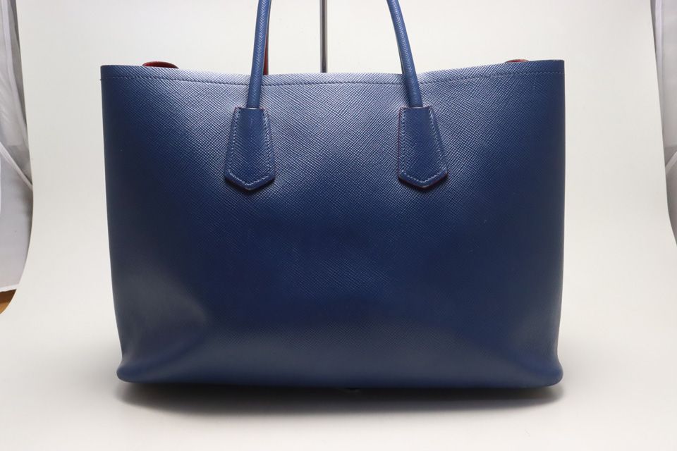 Prada Saffiano Tote Blue — view 2