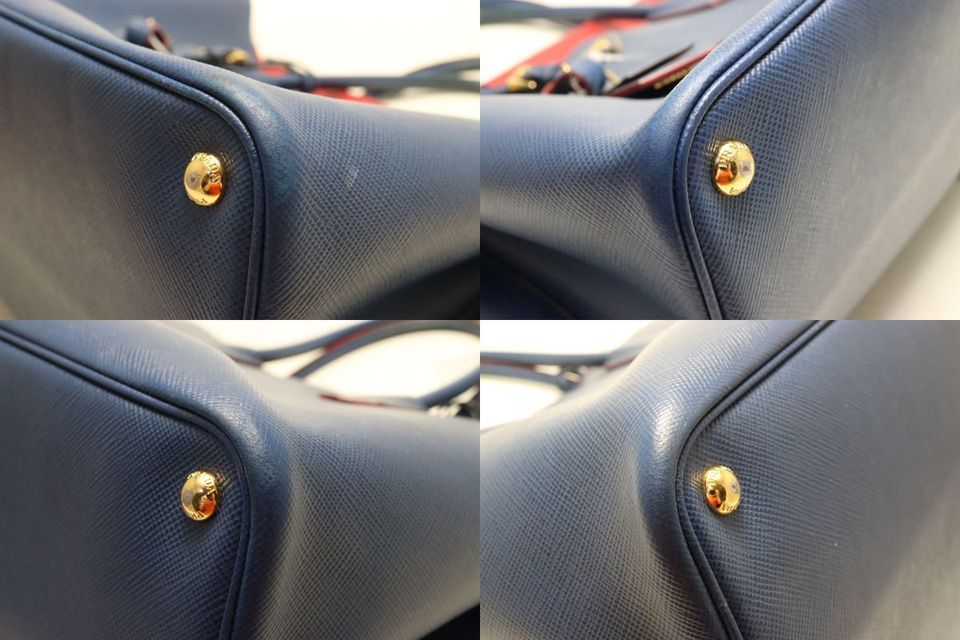 Prada Saffiano Tote Blue — view 5