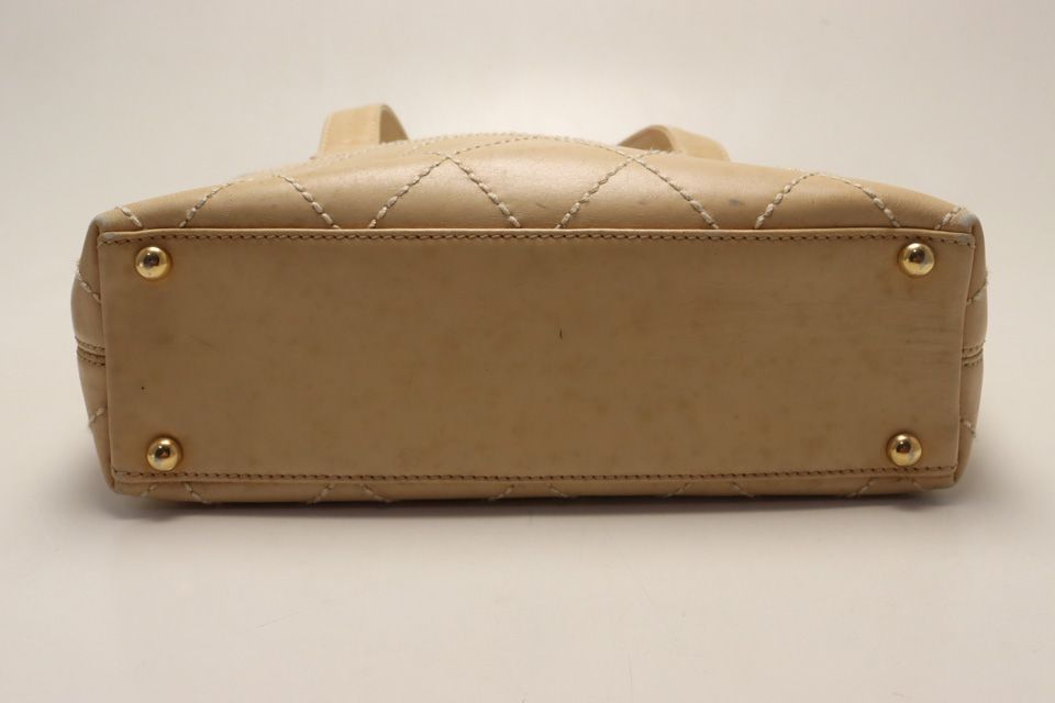 Chanel Wild Stitch Leather Handbag — view 3