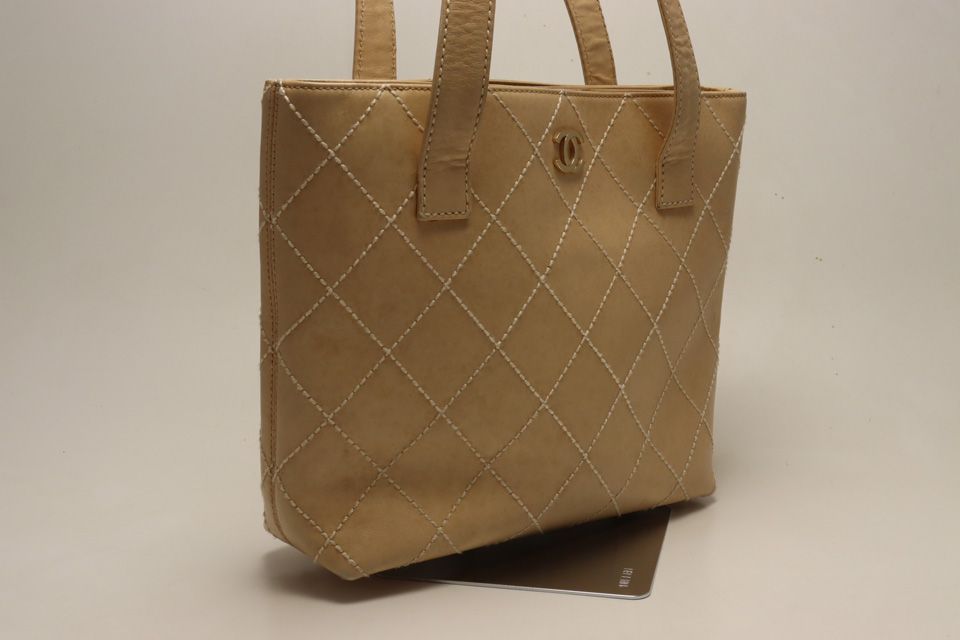 Chanel Wild Stitch Leather Handbag — view 4