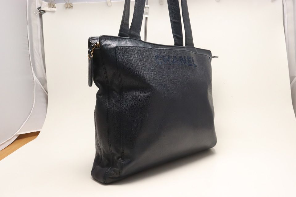 Chanel No 5 Caviar Leather Tote — view 4