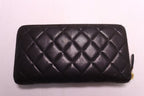Chanel Quilted Lambskin Zip Around Wallet — view 2