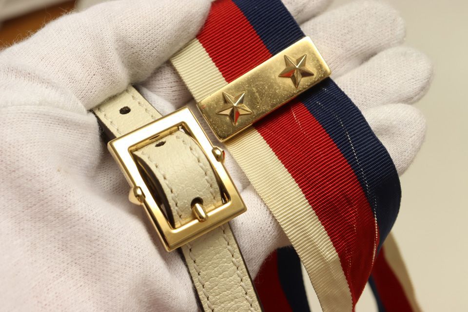 Gucci Sylvie Bee & Star Leather Shoulder — view 6